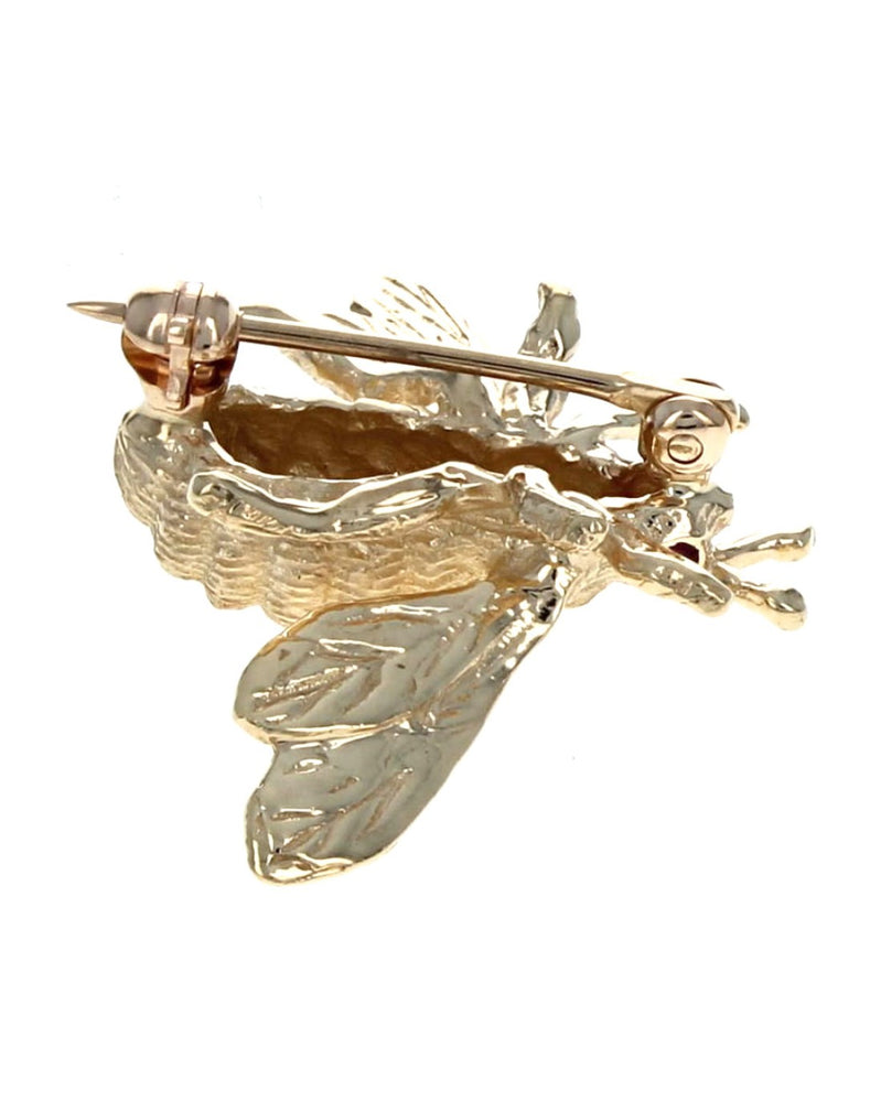 Bee Pin in Yellow Gold