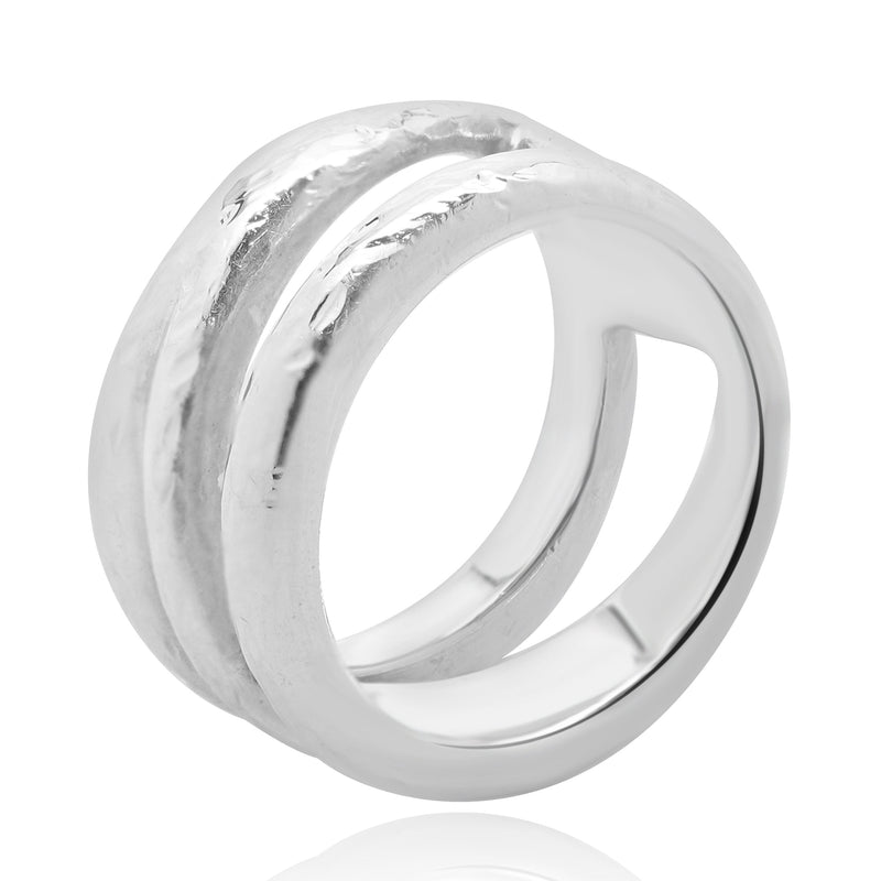 Tiffany & Co. Sterling Silver Zig Zag Ring