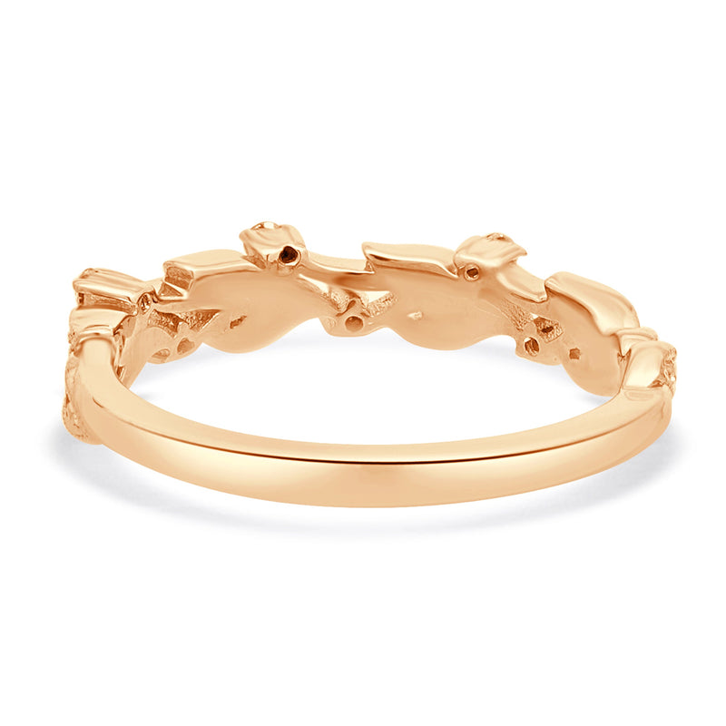 14 Karat Rose Gold Orchard Diamond Band