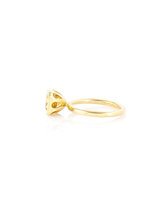 Citrine Stackable Ring in 18K Yellow Gold