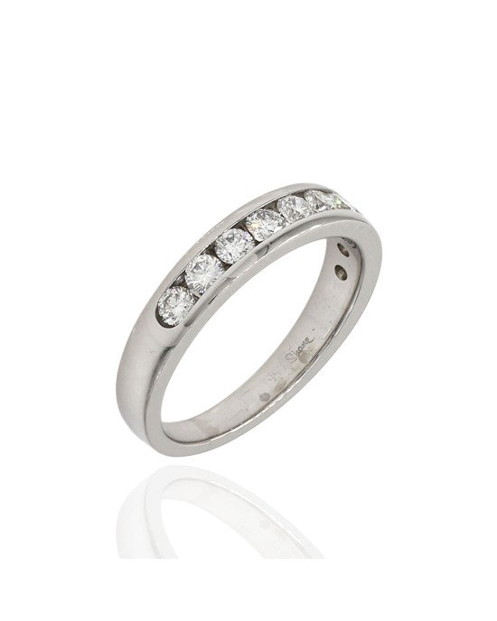 0.50ctw Diamond Band/ Ring in Platinum Size 4.75