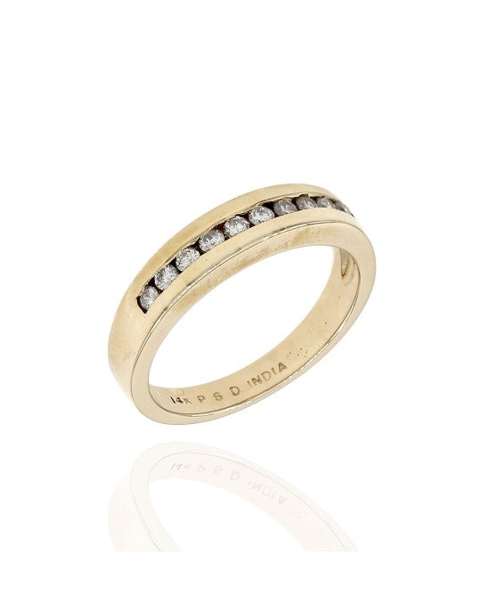 0.30ctw Diamond Band/ Ring in 14K Yellow Gold