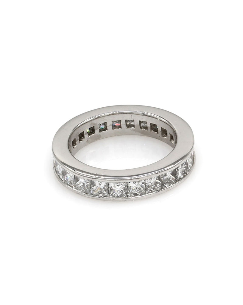 2.88ctw Diamond Eternity Ring/ Band in Platinum SZ 4.75