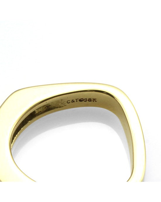 Coffin & Trout Paragon Diamond Band in 18K Yellow Gold