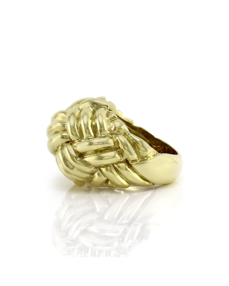 Tiffany & Co Gold Woven Knot Ring