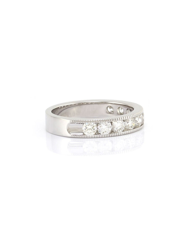 Channel Set Diamond Ring in Gold