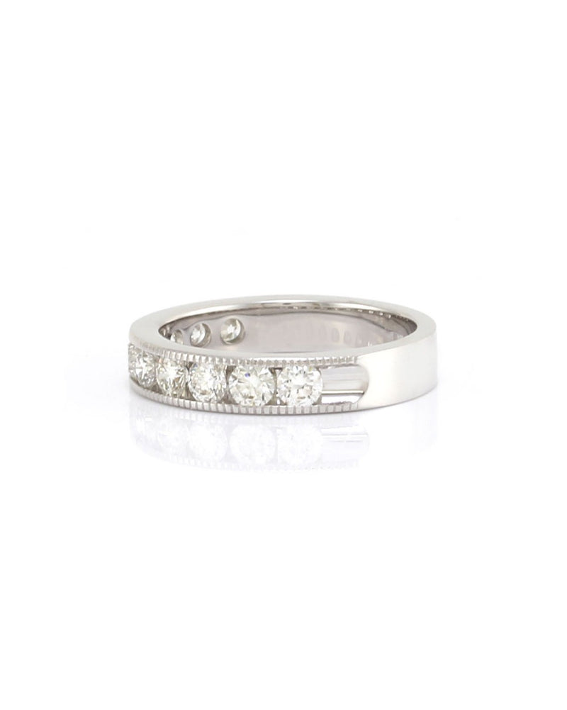 Channel Set Diamond Ring in Gold