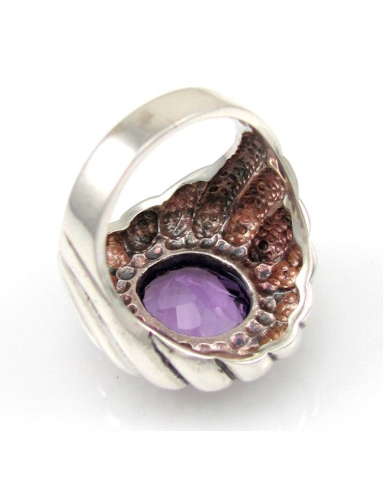 SS Amethyst Ring