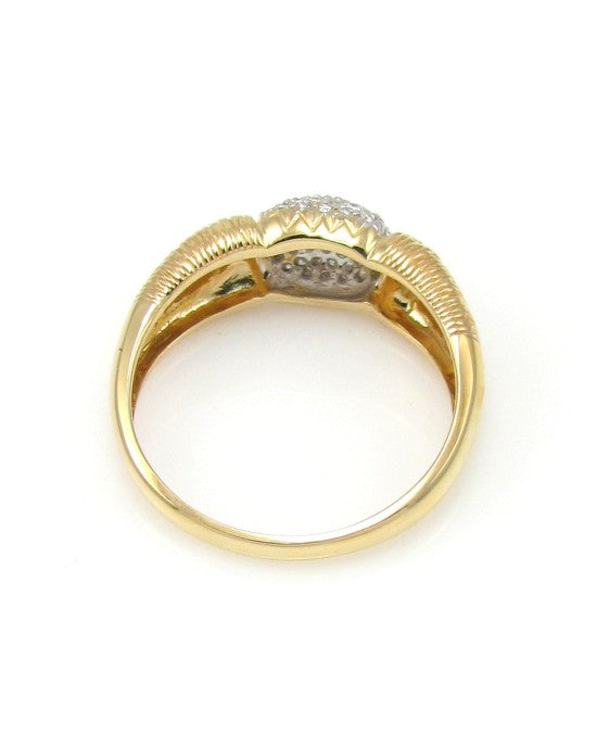 Pave Diamond Ring in Gold