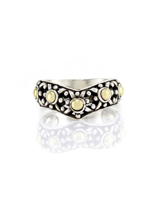 John Hardy Jaisalmer Chevron Ring