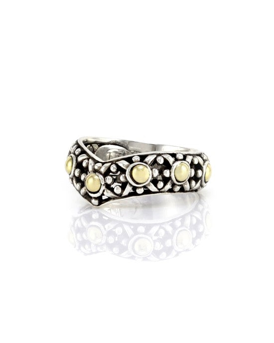 John Hardy Jaisalmer Chevron Ring