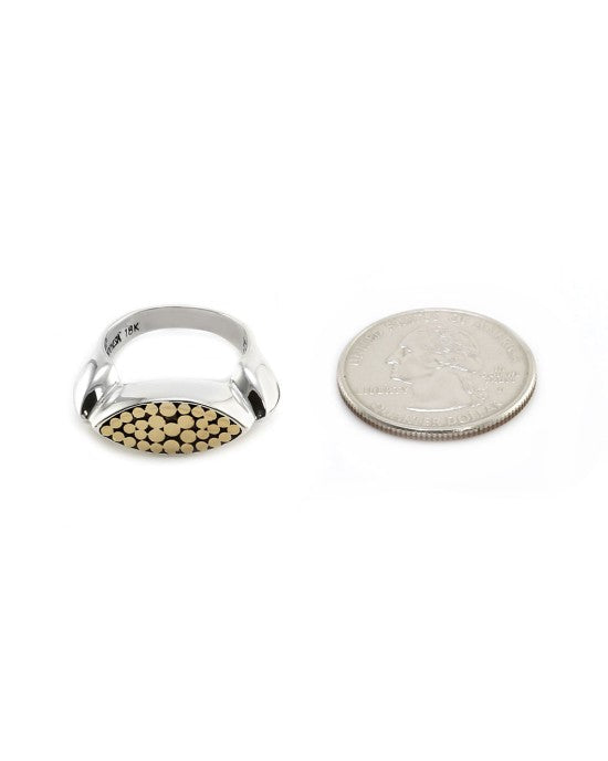 John Hardy Dot Ring in Silver and Gold