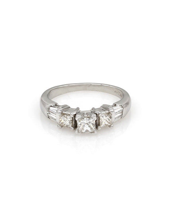 Princess Diamond Ring in Platinum