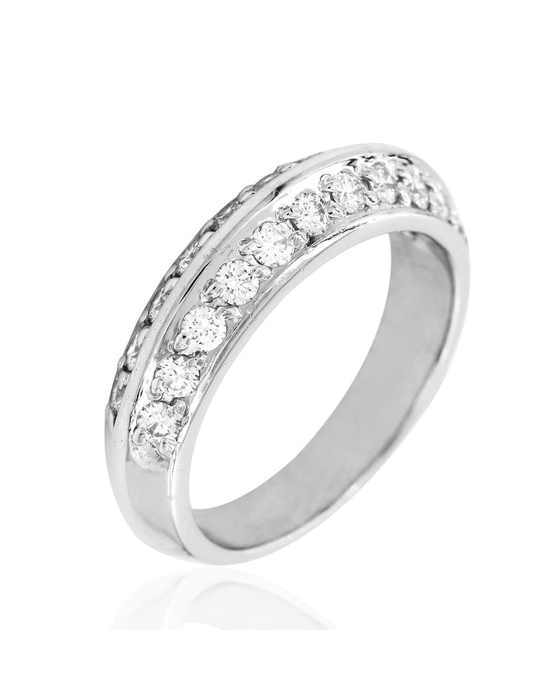 Diamond Band in Platinum