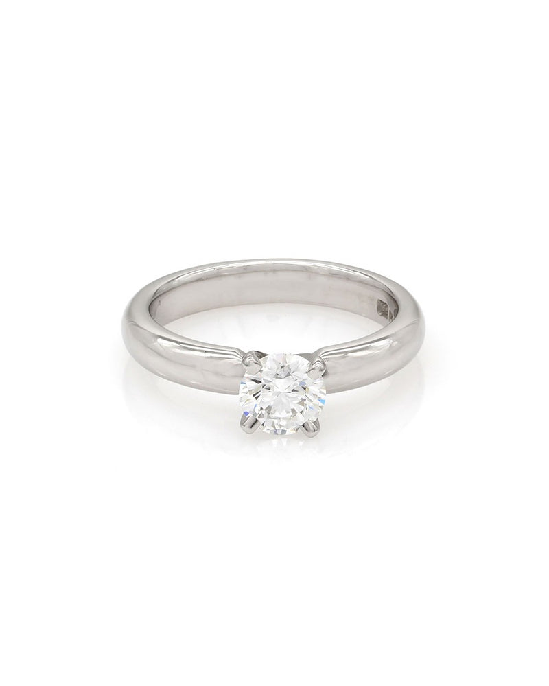 Diamond Solitaire Engagement Ring in Platinum