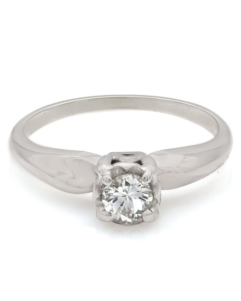 Round Diamond Solitaire Engagement Ring