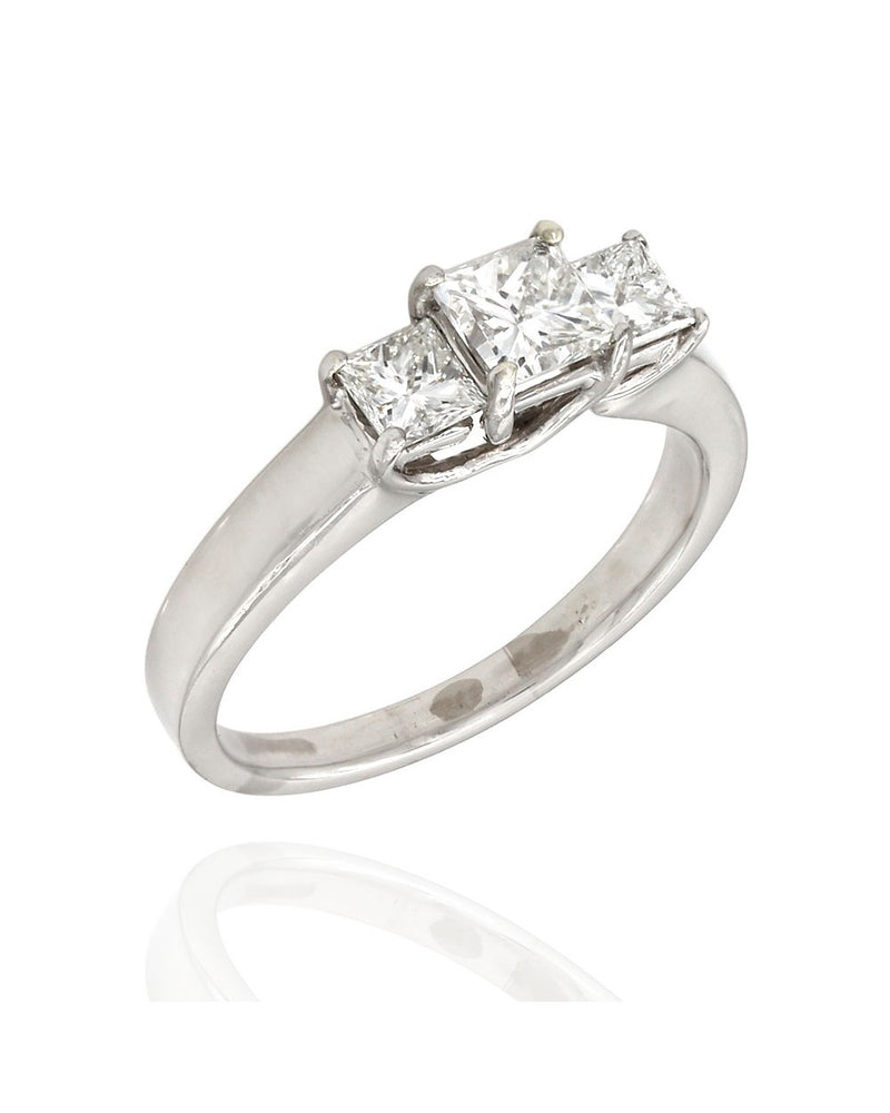 Princess Diamond Ring in Platinum