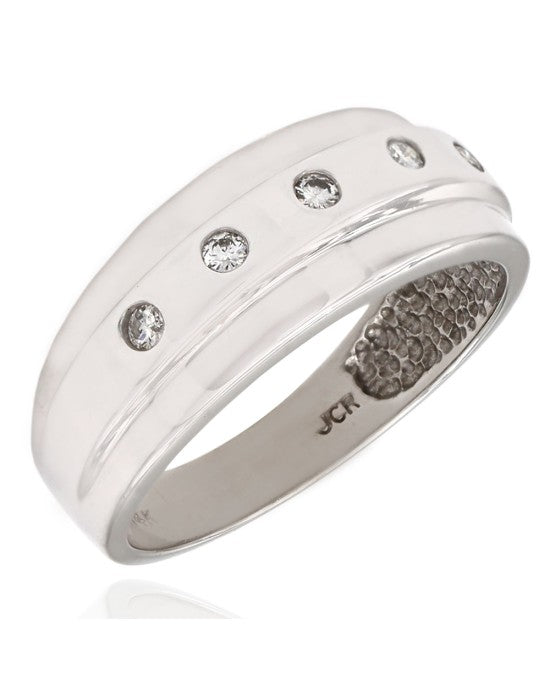 Five Stone Diamond Ring in Gold