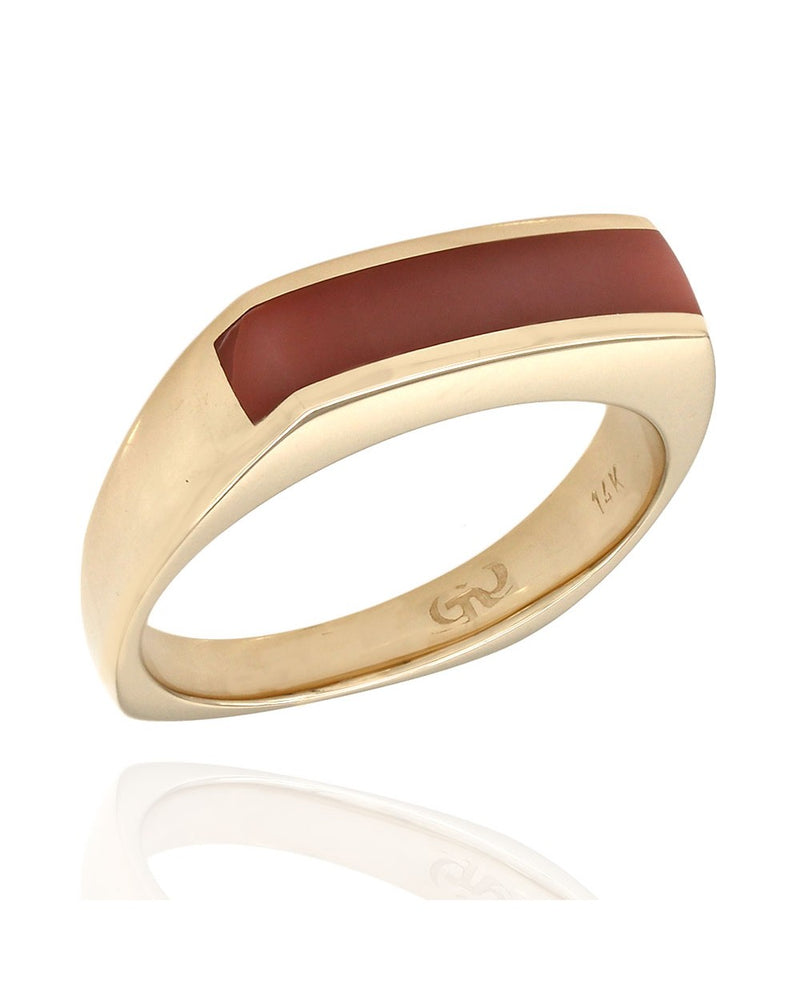 Coral Ring in Gold