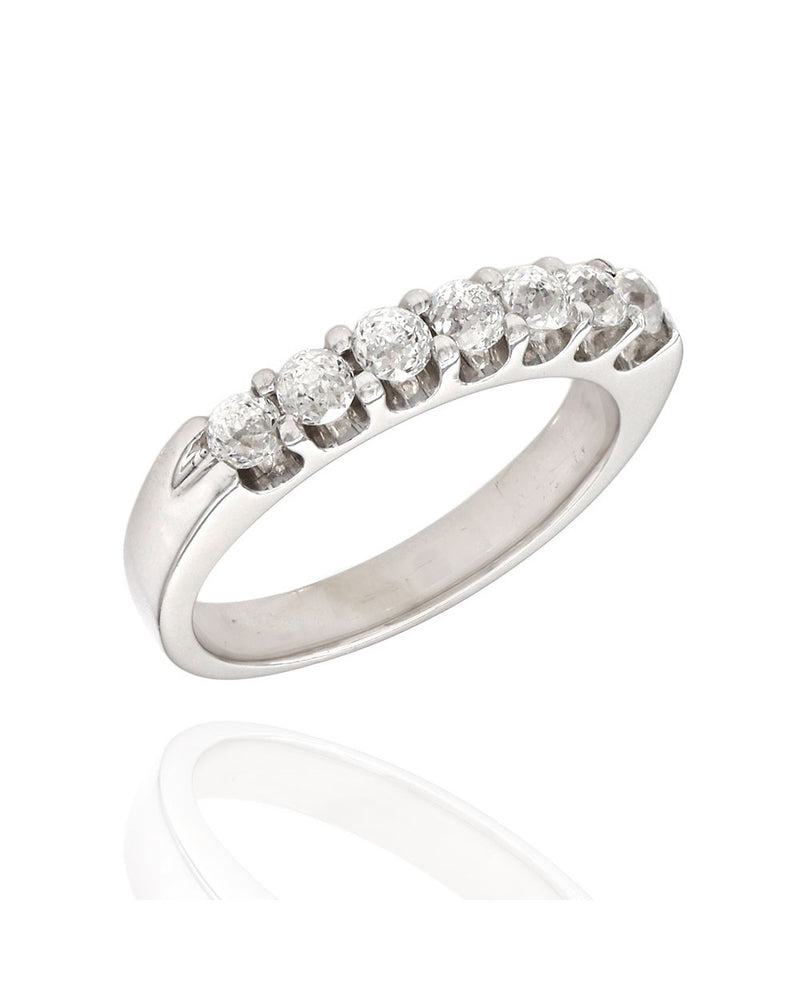 Seven Stone Diamond Ring in Gold