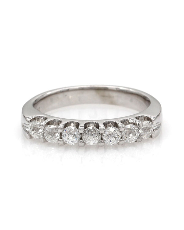 Seven Stone Diamond Ring in Gold