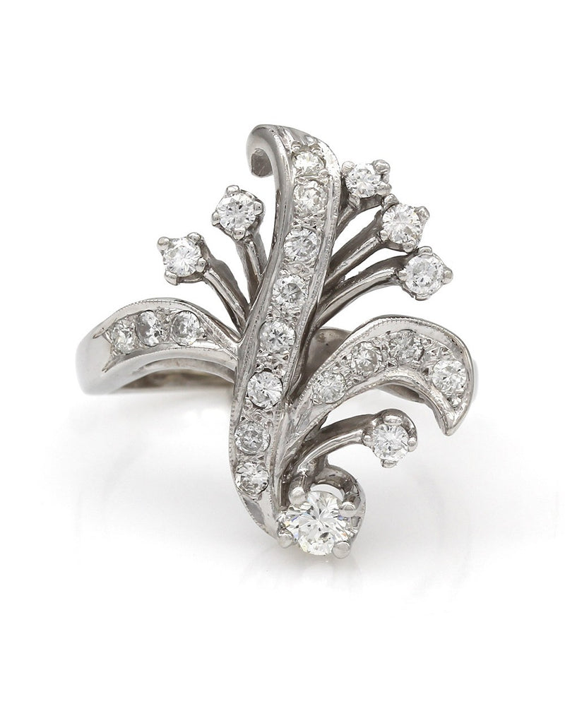 14KW Trompe l'oeil Diamond Ring