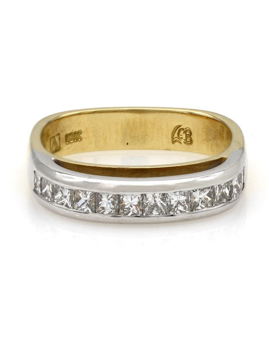 18K 2 Tier Princess Diamond Ring