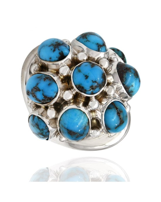 Turquoise Cabachon Dome Ring