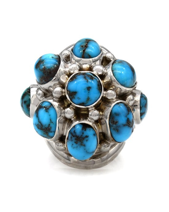 Turquoise Cabachon Dome Ring