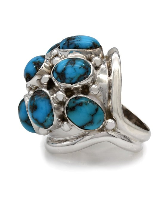 Turquoise Cabachon Dome Ring