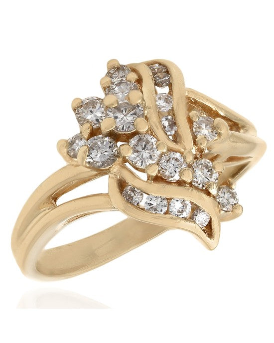Diamond Cluster Bypass Ring