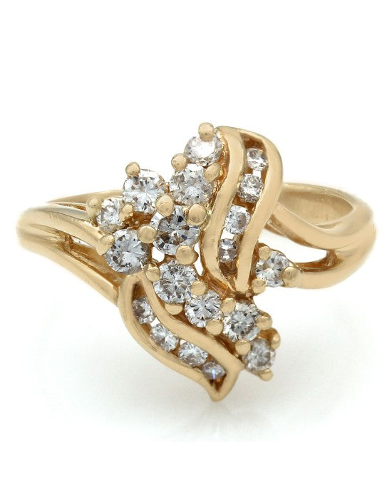 Diamond Cluster Bypass Ring