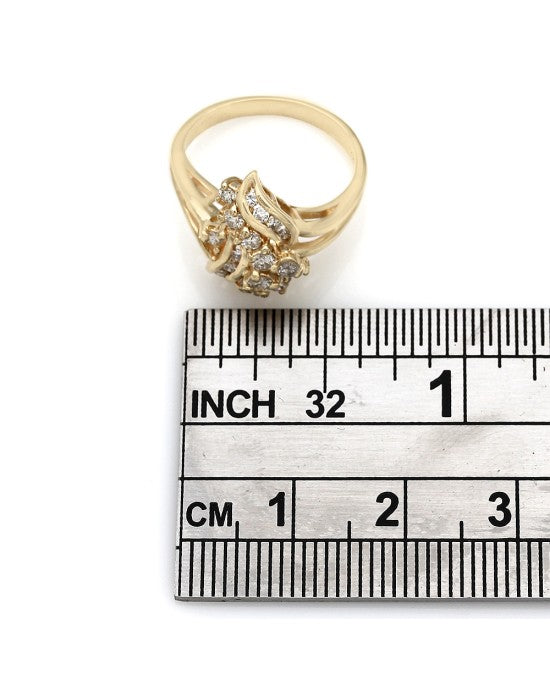 Diamond Cluster Bypass Ring