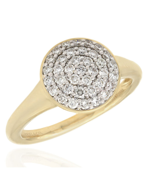 Gabriel & Co. Diamond Cluster Ring