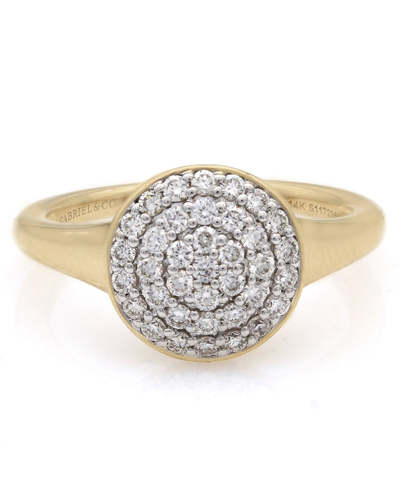 Gabriel & Co. Diamond Cluster Ring