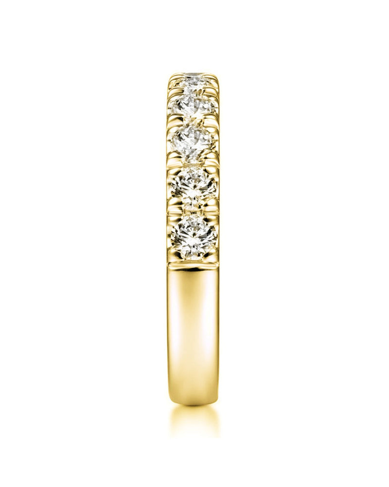 Gabriel & Co. Round Diamond Prong Set Band in 14k Yellow Gold