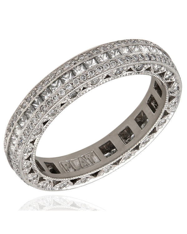 Tacori Diamond Eternity Band in Platinum