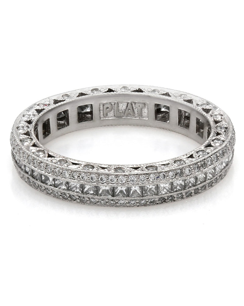 Tacori Diamond Eternity Band in Platinum