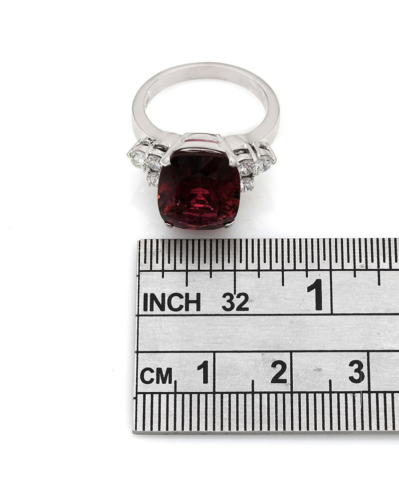 Pink Tourmaline and Diamond Fashion Ring