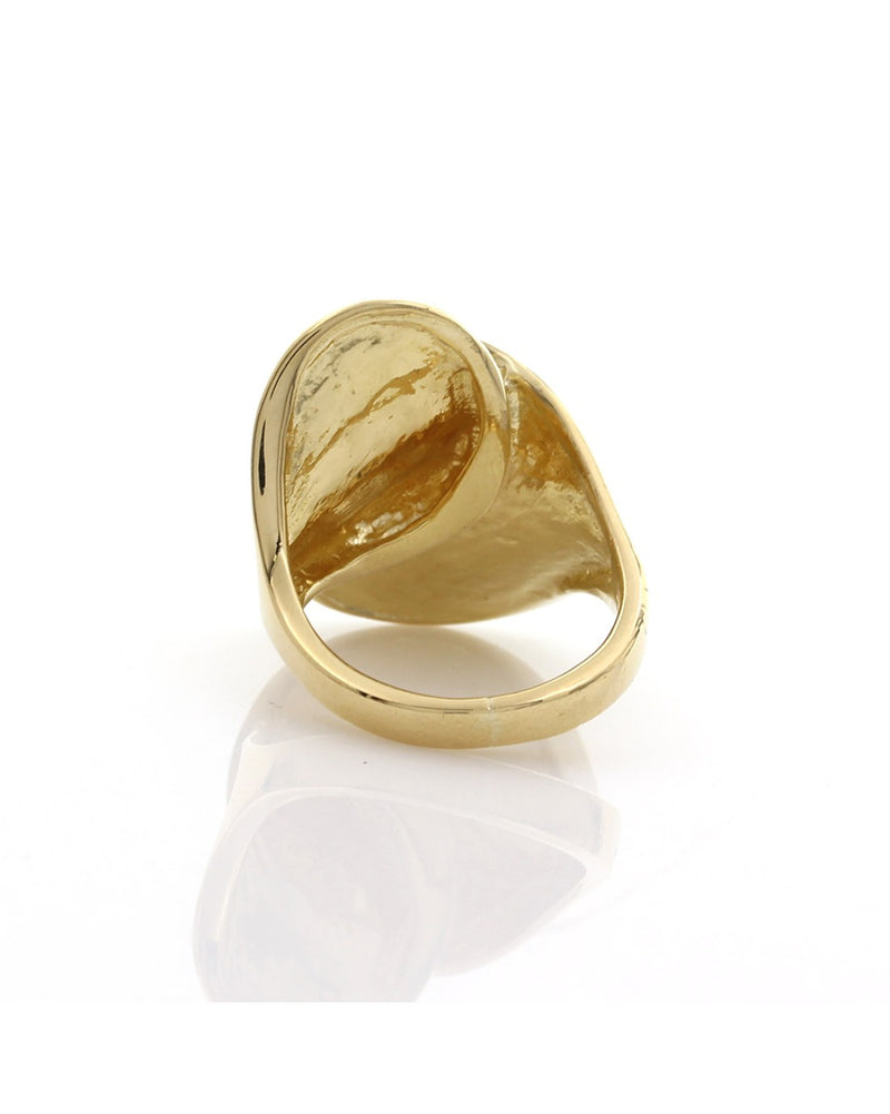 Modernist Ring ion Gold
