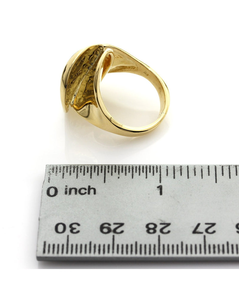 Modernist Ring ion Gold