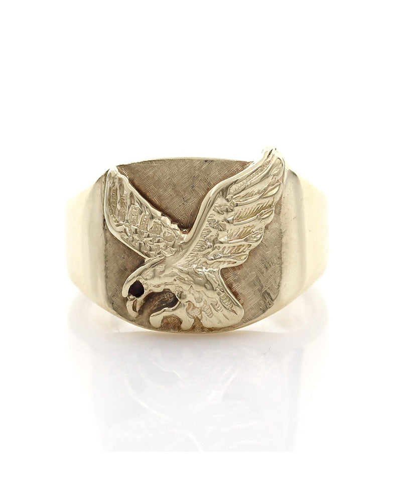 Gentlemans 3D Eagle in Flight Ring