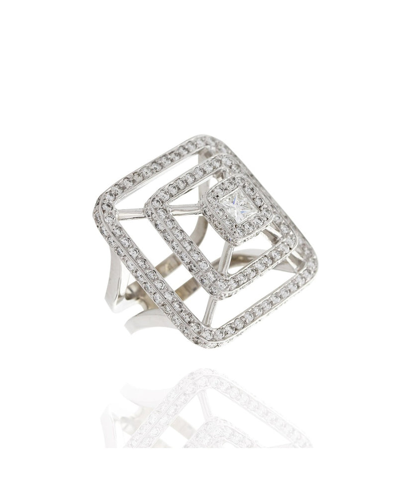 Mimi So Diamond Pyramid Ring