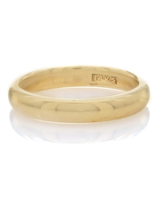 Comfort Wedding Band in Yellow Gold