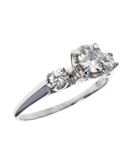 Three Stone Diamond Ring