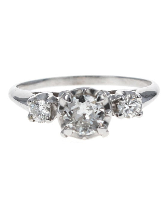 Three Stone Diamond Ring