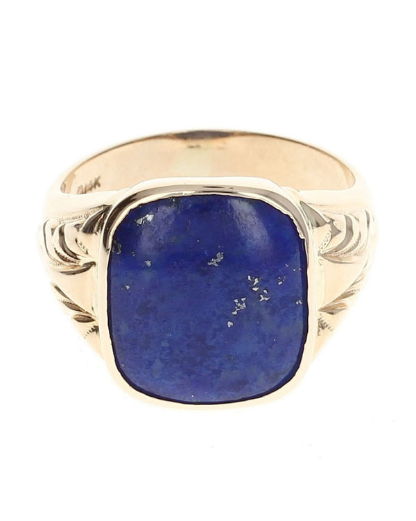 Gentlemans Lapis Tapered Ring