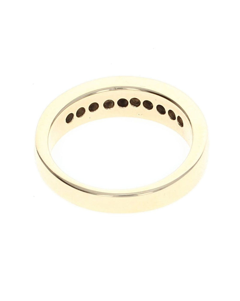 Channel Set Diamond Tapered Band