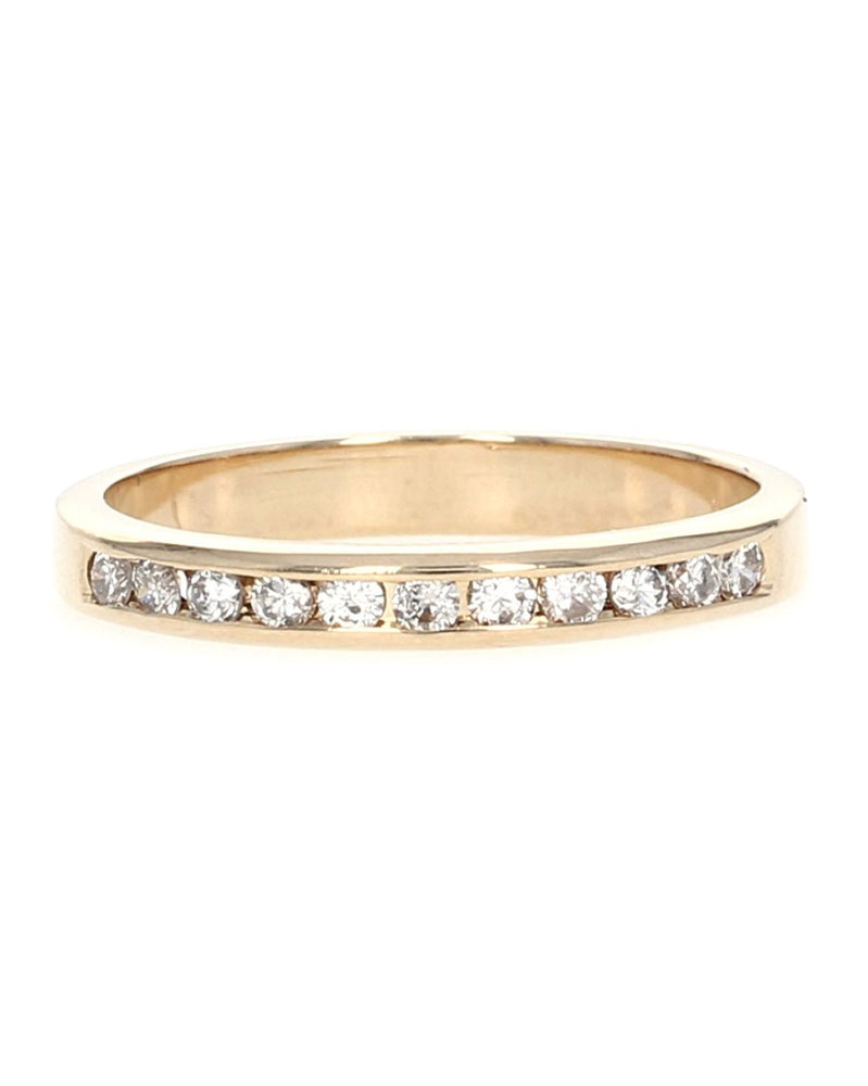 Diamond Thin Band in Gold