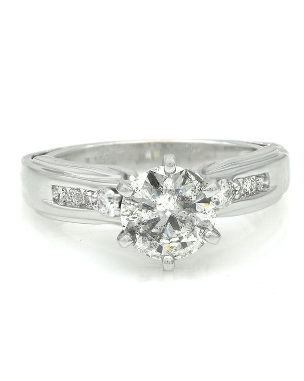 Round Brilliant Cut Diamond Engagement Ring